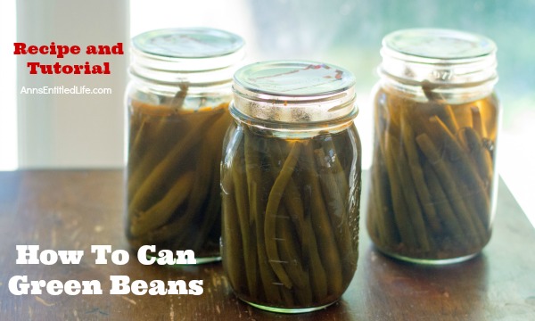 Canned Green Beans Recipe. A super easy home canning recipe with step by step tutorial photographs on how to can green beans. In under an hour you can preserve your harvest of green beans to enjoy year-round.