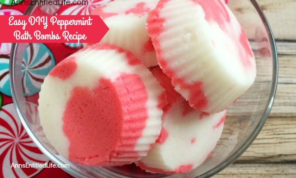 Easy DIY Peppermint Bath Bombs Recipe