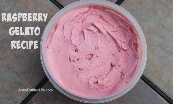 Raspberry Gelato Recipe. A delicious, indulgent, rich and creamy gelato recipe that makes excellent use of fresh raspberries. This raspberry gelato is not too tart, not too sweet, it is just right! Your entire family will love this tasty frozen treat.