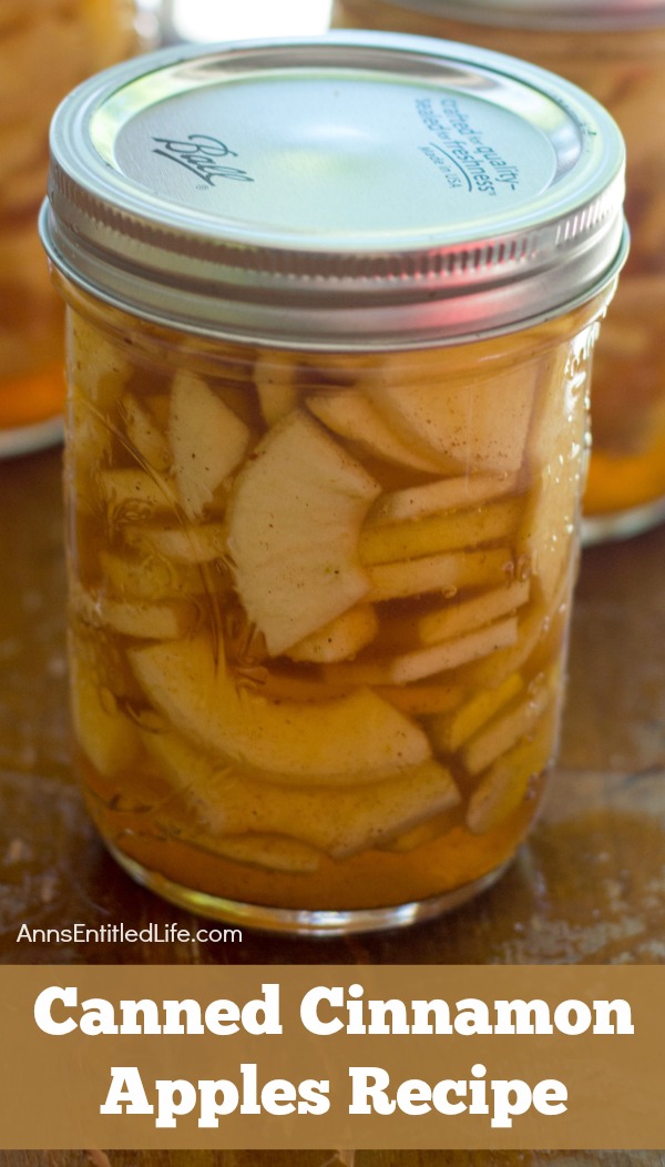 Canned Cinnamon Apples