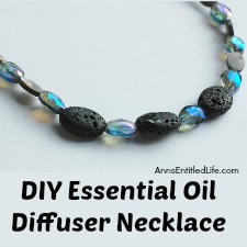 DIY Essential Oil Diffuser Necklace