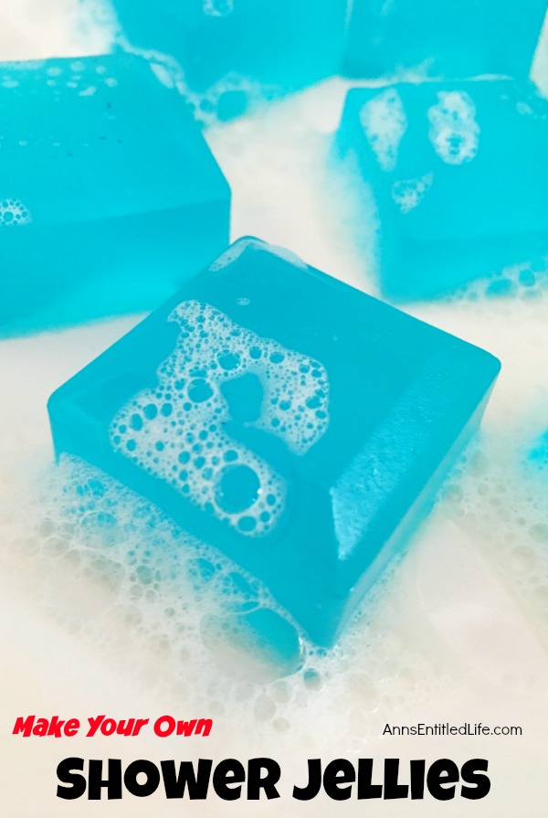 Make Your Own Shower Jellies. Learn how to make your own shower jellies with this easy, step by step tutorial. Highly customizable, this shower jellies recipe is simple to make. Make shower (or bath!) time delightful with these wonderful, fragrant, cleansing, shower jellies!