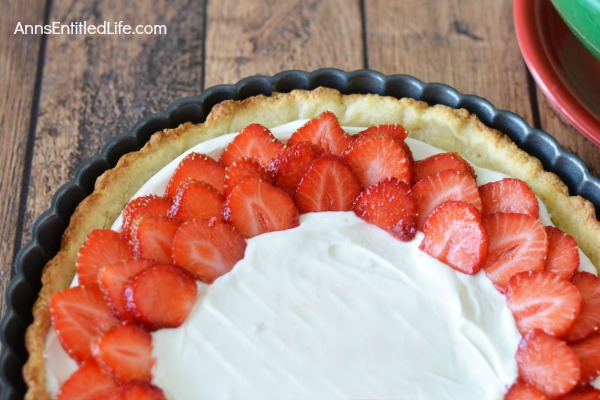 Strawberry Tart Recipe. A visually stunning presentation, this strawberry tart is actually simple to make. Make this strawberry tart for dessert, to take to a party, serve with tea or for anytime really. Your friends and family will be impressed. Only you will know how truly easy this strawberry tart recipe is to prepare!