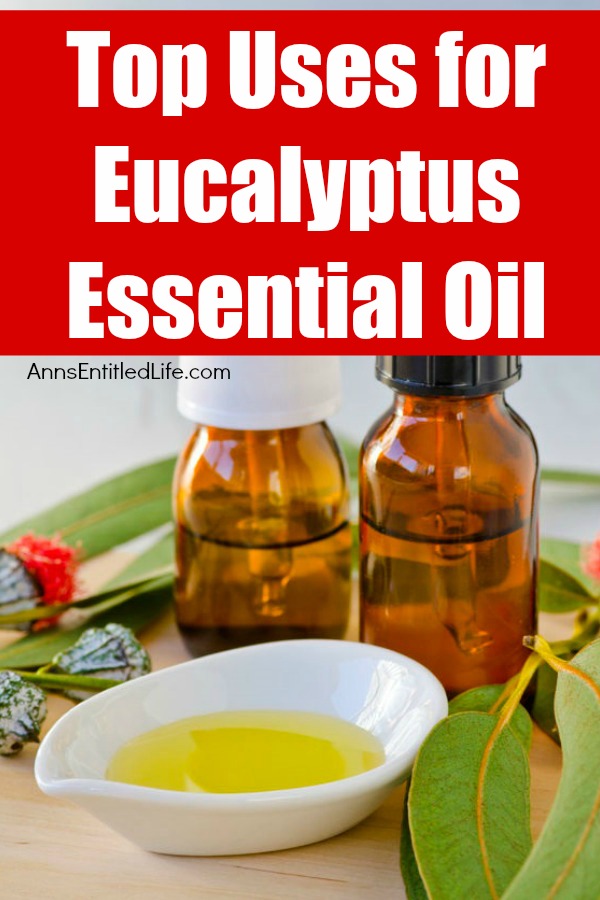 Top Uses for Eucalyptus Essential Oil. Eucalyptus is best described as being enlivening, fresh and clearing. Eucalyptus Essential Oil is a potent and powerful oil and just a few drops can do the trick most of the time. Here are the top uses for eucalyptus essential oil, including some great cleaning formulas!