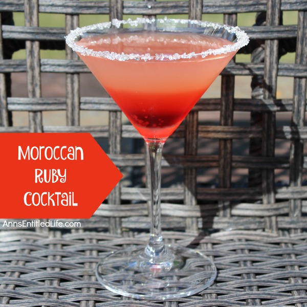 Moroccan Ruby Cocktail Recipe. A flavor explosion on your tongue, this Moroccan Ruby Cocktail is citrus-y, sweet, and totally delicious. Combining grapefruit and cranberry, the Moroccan Ruby is an excellent year-round cocktail to serve at a party, get-together, or as a special treat.