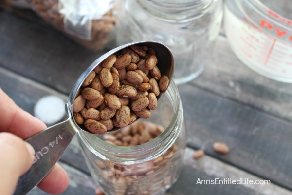 Canned Pinto Beans Recipe. Beans are nutritious, delicious, inexpensive and go with a large variety of meats and vegetables or on their own; they are the perfect pantry staple to keep on hand at all times. Make your own Canned Pinto Beans to have on hand as a side dish, or to add to your favorite recipe.