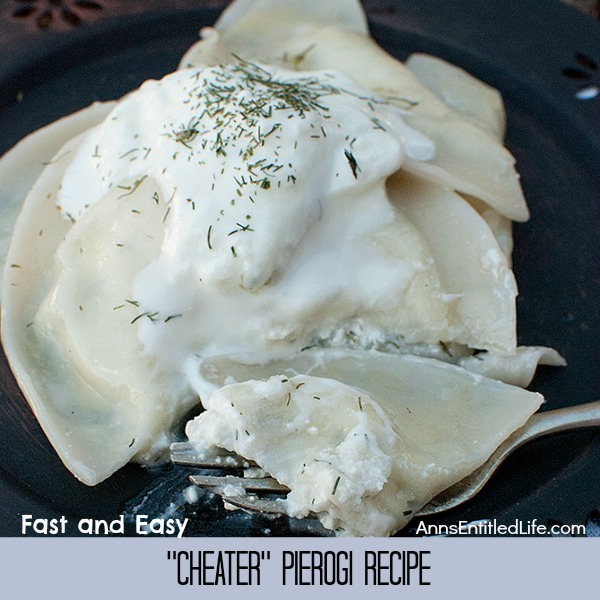 Cheater Pierogi Recipe. Traditional pierogi - while delicious - can be time consuming to make. This short cut pierogi recipe is a quick recipe that will satisfy your pierogi cravings, without all the work. Simple to make, these cheater pierogi can be eaten immediately or frozen for later use.