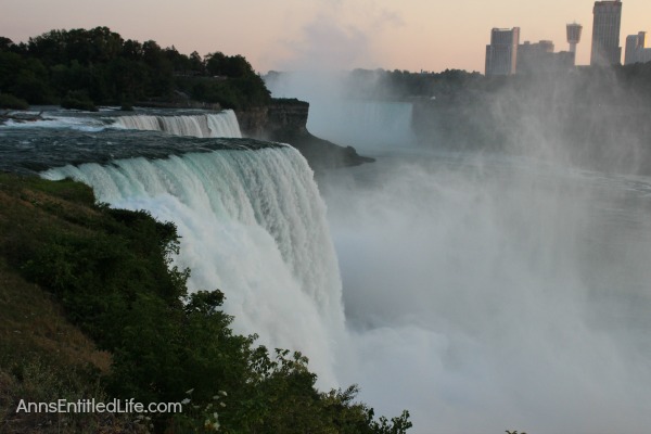 Niagara Falls at Night! Every evening the Falls are lit with color. It is truly a beautiful sight. This post has many photographs of Niagara Falls, NY in the evening. These are summer night photos.