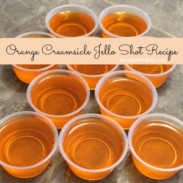Orange Creamsicle Jello Shots Recipe. If you liked Orange Creamsicles as a kid, try these Orange Creamsicle Jello Shots for adults! Easy to make, this creamy and smooth gelatin shot recipe is simply delicious.