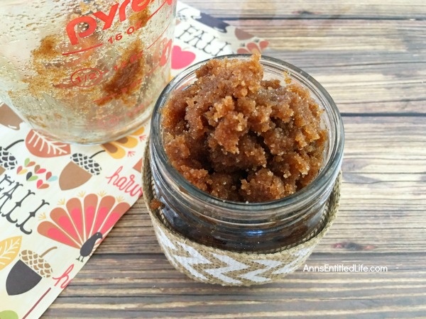 Apple Pie Scrub Recipe. Make your own apple pie scrub! This easy to make apple pie sugar scrub is a wonderful addition to your beauty regime. The warm, comforting scent of apple pie is simply delightful; your skin will feel and smell amazing!