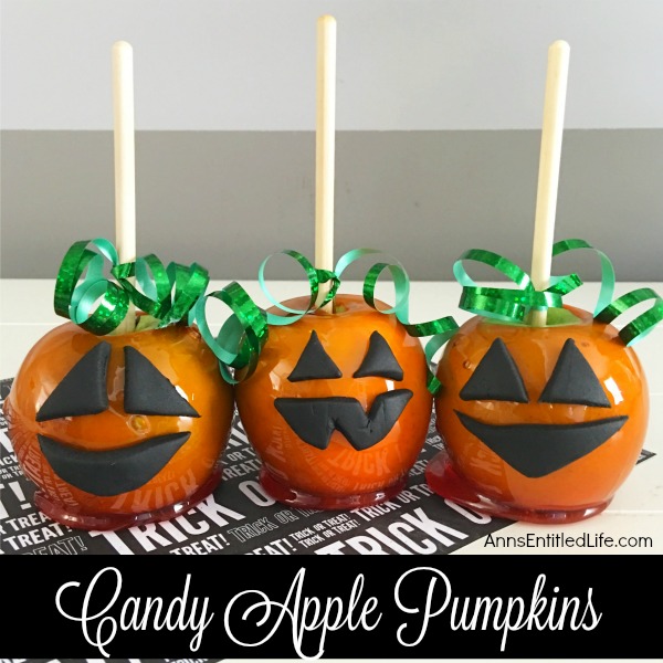 Pumpkin Candy Apples Recipe. Candy apples are the favorite of every child! This Halloween make these wonderful Pumpkin Candy Apples for parties, lunchboxes, afternoon snacks or as a special dessert. Your family will love these tasty treats!