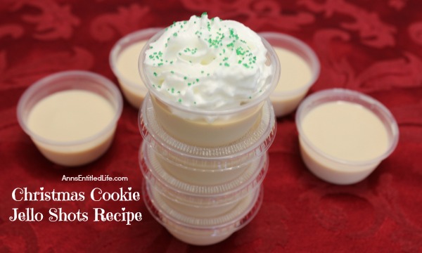 Christmas Cookie Jello Shots Recipe. If you like Christmas cookies you will love these creative Christmas Cookie Jello Shots. Creamy, slightly sweet and delicious, these fun Jello shots are perfect for holiday parties and get-togethers!