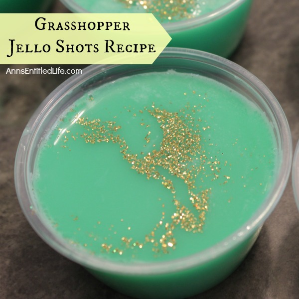 Grasshopper Jello Shots Recipe. If you like Grasshopper cocktails you will love these Grasshopper Jello Shots. Light and minty, these Grasshopper Jello Shots are a refreshing and fun shooter. Perfect for Christmas, St. Patrick's Day, or any holiday or party where you want a variety of gelatin shot recipes for your adult guests.