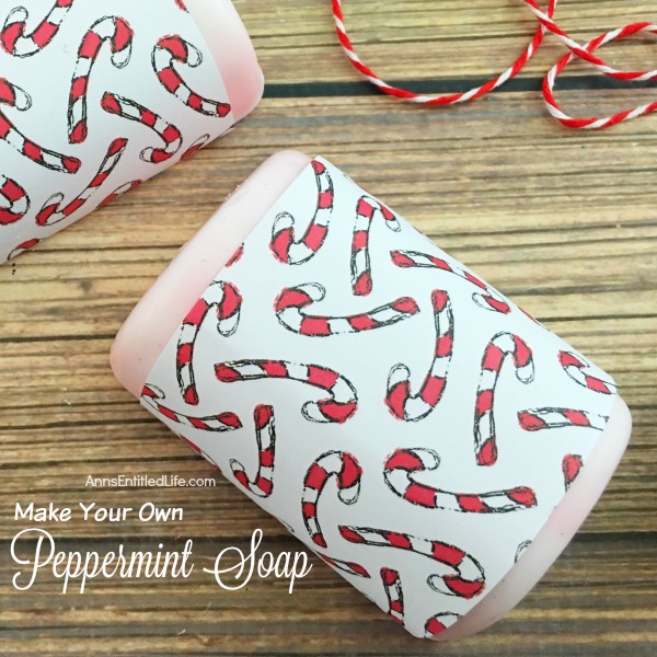 Make Your Own Peppermint Soap! Try this easy to make DIY Peppermint Soap Recipe. Make your own Peppermint soap for personal use, or to give as a great holiday gift. The wonderful, fresh, invigorating peppermint scent is simply fabulous.