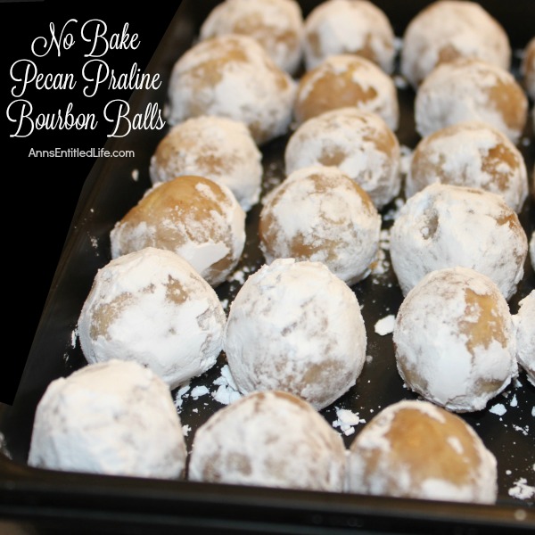 No Bake Pecan Praline Bourbon Balls Recipe. These crowd pleasing, easy to make No Bake Pecan Praline Bourbon Balls are a great cookie to make when you need a lot of cookies for a party or gathering. These delicious cookies are tasty treats that hold up well in the refrigerator.