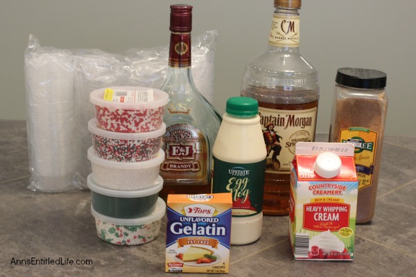 Eggnog Jello Shots Recipe. If you like eggnog you will love these fabulous Eggnog Jello Shots. These jello shots taste exactly like your favorite eggnog recipe! These fun Eggnog Jello shots are perfect for holiday parties and get-togethers.