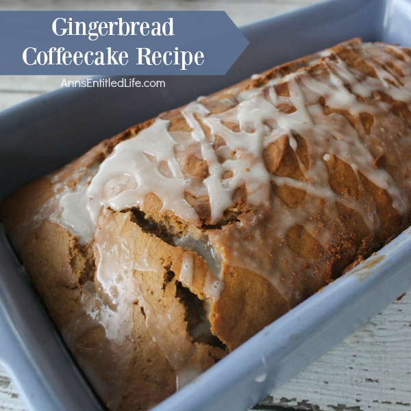 Gingerbread Coffee Cake Recipe. This Gingerbread Coffee Cake topped with a ginger glaze icing is a great way to cap off a winter meal or start the day with a good cup of coffee. The cake is lightly sweetened and has a delicious spiciness to it; an easy way to get your gingerbread fix!