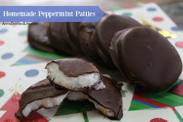 Homemade Peppermint Patties Recipe. A light coating of decadent dark chocolate, and the smooth white center with a kiss of peppermint. If you love the cool and refreshing taste of peppermint, you will love these Homemade Peppermint Patties candy.