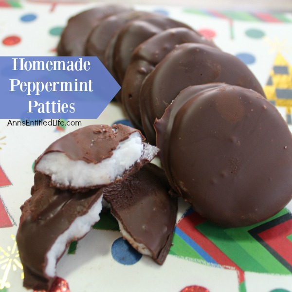Homemade Peppermint Patties Recipe. A light coating of decadent dark chocolate, and the smooth white center with a kiss of peppermint. If you love the cool and refreshing taste of peppermint, you will love these Homemade Peppermint Patties candy.