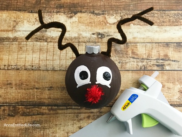 How to Make Your Own Rudolph Ornament. Looking for an adorable Christmas ornament craft that nearly anyone can make!? Here are step by step tutorial directions on how to make your own Rudolph ornament.