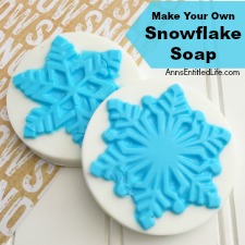 Make Your Own Snowflake Soap