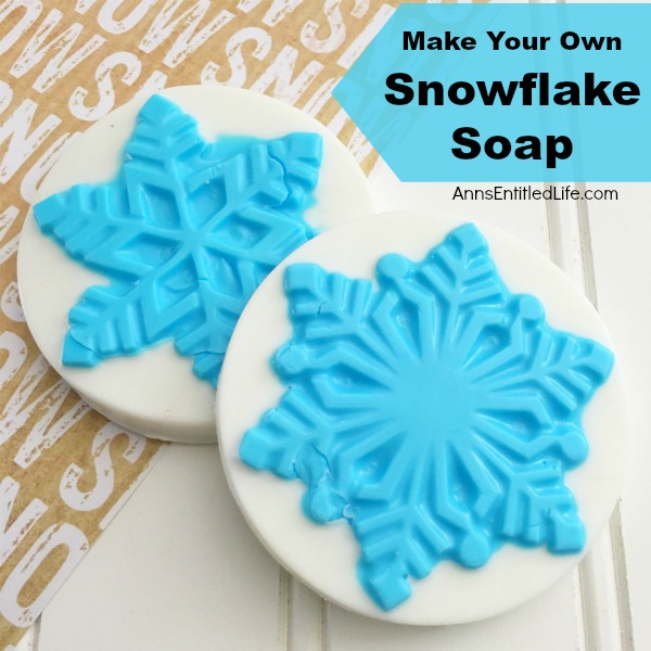 Snowflake Soap. Make your own Snowflake Soap! Perfect for the holidays or winter season, these decorative snowflake soaps are highly customizable. Making homemade soap easier than you think! You control the ingredients, so you know exactly what is in the soap you are making and using.