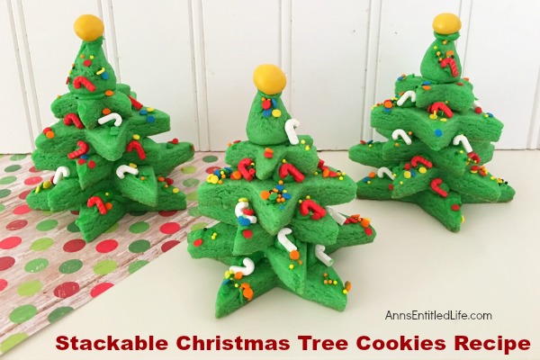 Stackable Christmas Tree Cookies Recipe. These adorable stackable Christmas tree cookies are easy to make, and a lot of fun to decorate! If you want to make special holiday 3-D cookies this year, give this Stackable Christmas Tree Cookies recipe a try.