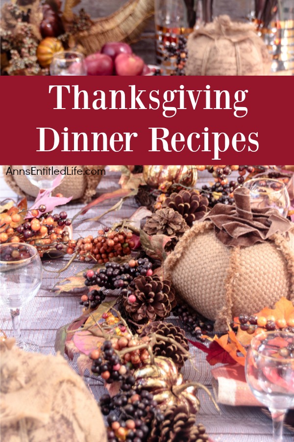 Thanksgiving Dinner Recipes. A long list of Thanksgiving Day Dinner Menu Recipes to share with friends and family. Whether you are hosting Thanksgiving dinner (or lunch) in your home, or making one special recipe to take to your friend's or relative's house, this list of Thanksgiving Dinner Recipes can help you plan your meal.