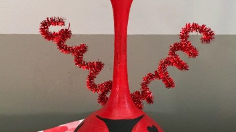 Love Bug Wineglass DIY