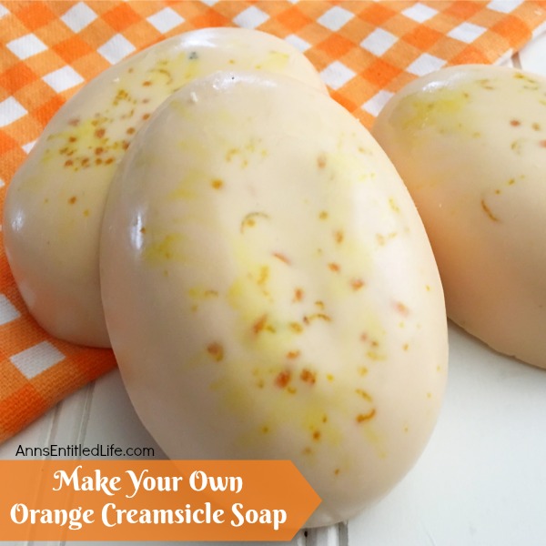 Make Your Own Orange Creamsicle Soap. Making your own soap is fast, fun and easy. This terrific recipe for Orange Creamsicle Soap smells fantastic, and feels wonderful on your skin. If you enjoy a zesty citrus scent, follow these easy tutorial instructions to learn how to make orange creamsicle soap!