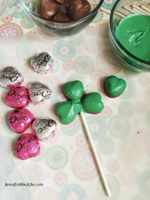Easy Shamrock Candy Suckers Recipe. These easy to make shamrock candy suckers will be a huge hit at your St Patrick's day get-together. They taste great, come together in seconds, and are perfect for gifts or a special treat.