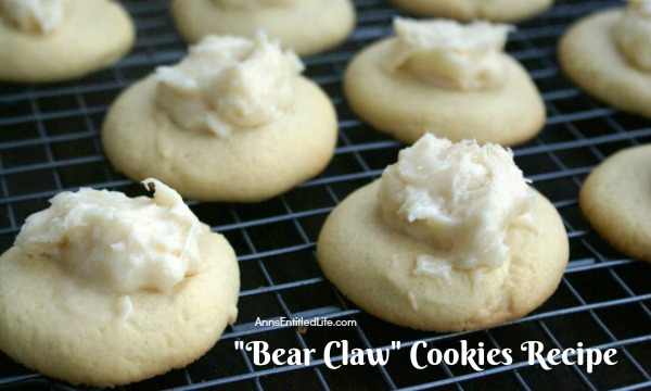 Bear Claw Cookies Recipe. Great tasting bear claw pastry in a cookie form! These easy to make bear claw cookies are fabulously sweet and buttery. A terrific recipe for bear claws cookies to bake for dessert, snacking, or lunchbox treats. 