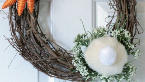 Easy DIY Bunny Butt Wreath