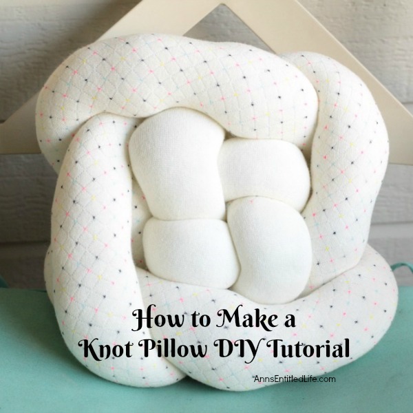 How to Make a Knot Pillow DIY Tutorial. You will not believe how simple it is to make this trendy pillow knot design. This knot pillow DIY version costs a whole lot less than a store bought pillow knot, and only takes about an hour to make.