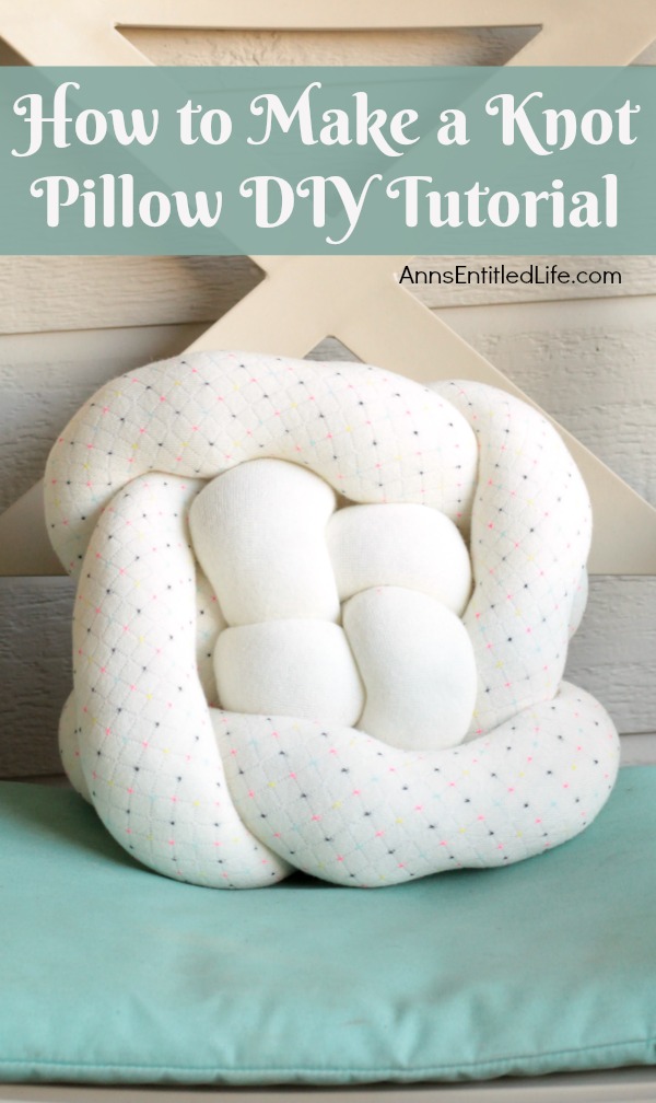 How to Make a Knot Pillow DIY Tutorial. You will not believe how simple it is to make this trendy pillow knot design. This knot pillow DIY version costs a whole lot less than a store bought pillow knot, and only takes about an hour to make.