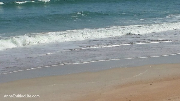 St Augustine, Florida. Life in Vilano beach, early 2017. Photos of A1A, Vilano beach; white sand, strong waves, and sunshine. Taken 3 and 4 months after Hurricane Matthew.