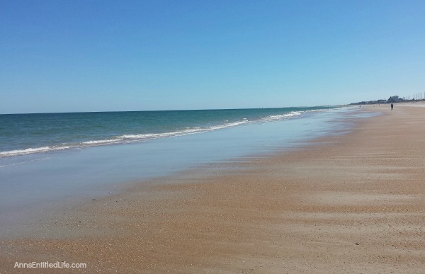 St Augustine, Florida. Life in Vilano beach, early 2017. Photos of A1A, Vilano beach; white sand, strong waves, and sunshine. Taken 3 and 4 months after Hurricane Matthew.