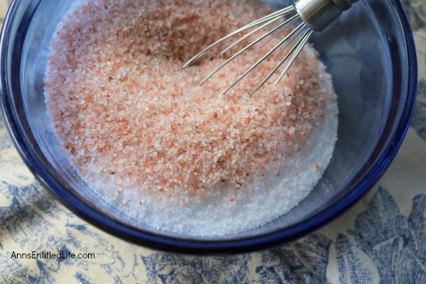 Sea Salt Scrub Recipe. Do you want healthier looking skin? This sea salt scrub recipe is a wonderful blend of Himalayan sea salt and essential oils that will exfoliate dead skin, leaving your skin softer and younger looking.