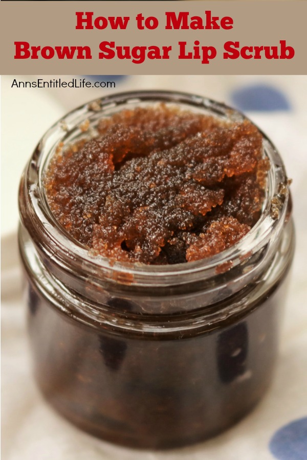 How to Make Brown Sugar Lip Scrub. Have dry, chapped lips? Exfoliate your lips with your own, homemade lip scrub. Try this delicious Brown Sugar Lip Scrub recipe. You can easily, and inexpensively, make your own Brown Sugar Lip Scrub by following these simple step by step instructions.