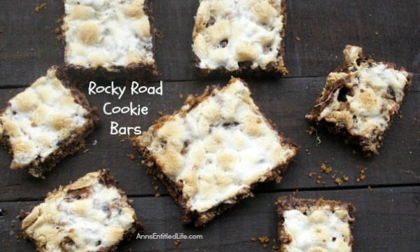 Rocky Road Cookie Bars. Made by placing layers of sweet goodness over the graham cracker crust base, this easy to make rocky road cookie bar recipe tastes a whole lot like rocky road candy. Yum! If you like rocky road candy, you will love these melt in your mouth delicious Rocky Road Cookie Bars! 