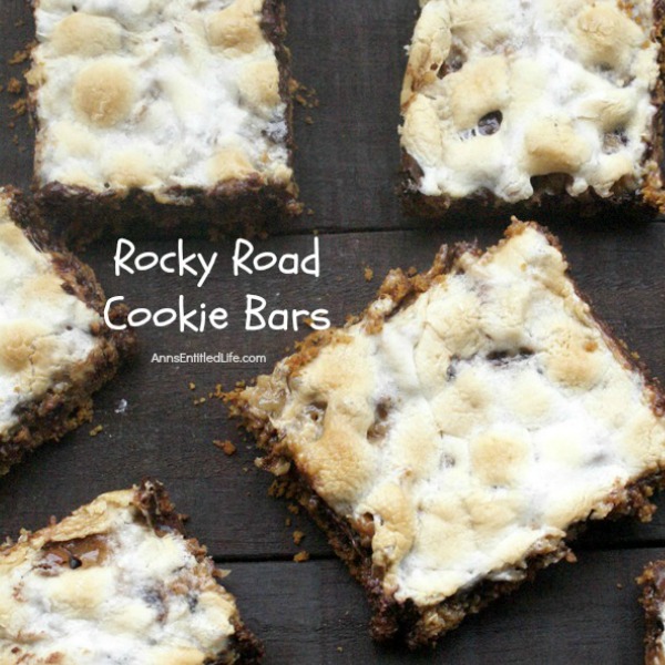 Rocky Road Cookie Bars. Made by placing layers of sweet goodness over the graham cracker crust base, this easy to make rocky road cookie bar recipe tastes a whole lot like rocky road candy. Yum! If you like rocky road candy, you will love these melt in your mouth delicious Rocky Road Cookie Bars! 