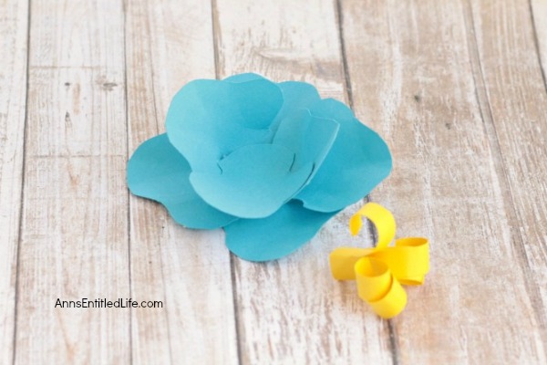 Handmade Paper Flower Bouquet. An easy step by step tutorial on how to make paper flowers at home. Learn to make a beautiful handmade paper flower bouquet today!