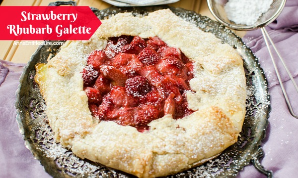 Strawberry Rhubarb Galette Recipe
