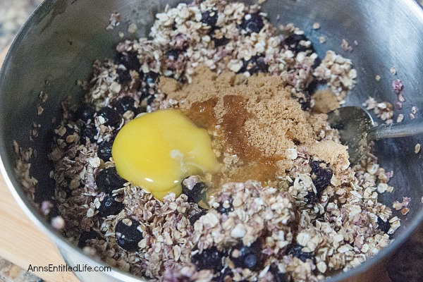 Wholesome Blueberry Banana Oat Bars Recipe. Try this easy to make Wholesome Blueberry Banana Oat Bars Recipe today! It makes for a great snack, on the go breakfast, or a delicious addition to a lunchbox meal.