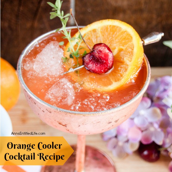 Orange Cooler Cocktail. A fresh, delicious cocktail bursting with orange flavor, this Orange Cooler will really hit the spot on a hot summer day. Try one this weekend!