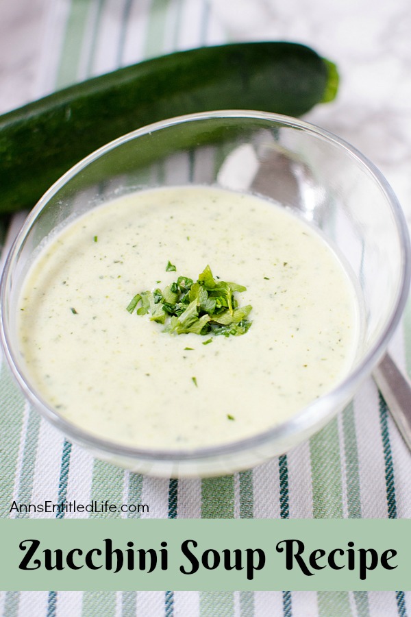 Zucchini Soup Recipe. A delicious, easy to make zucchini soup that makes great use of fresh zucchini. If you are looking for a zucchini soup recipe that is not like all the others, this is the recipe for you!