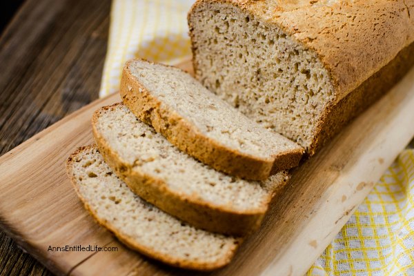 Easy Butter Pecan Banana Loaf Recipe. This simple cake mix based sweet bread recipe comes together quickly. Make this delicious, easy butter pecan loaf recipe tonight for dessert, or to have for breakfast tomorrow. Your whole family will love it!