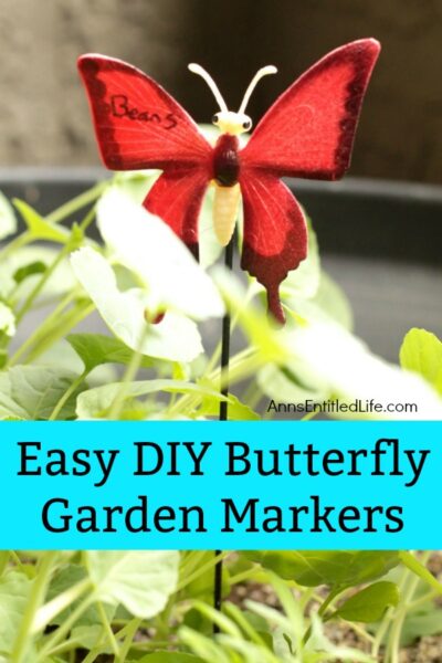 Easy DIY Butterfly Garden Markers