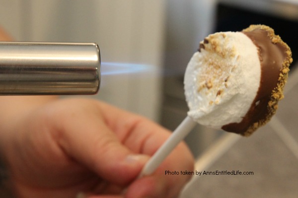 Easy S'mores Pops Recipe. You do not need a campfire to get the great taste of S'mores. Easy to make these delicious S'mores pops are made right in your kitchen in about 10 minutes. Great for parties and snacks, these fabulous S'mores Pops are a delightful treat the whole family will love!