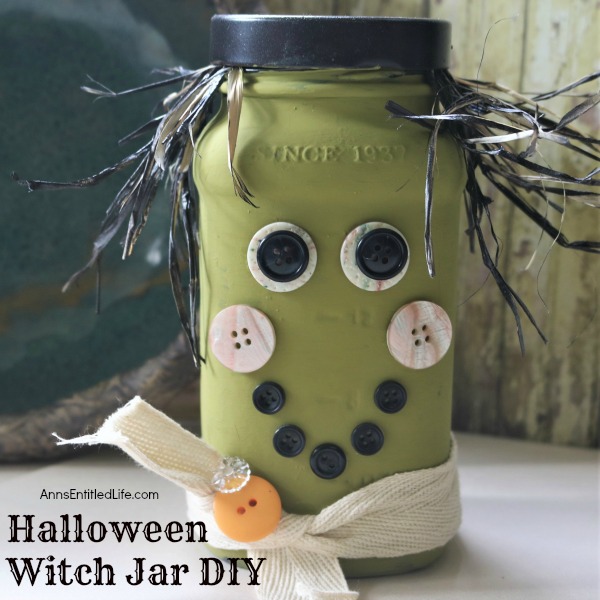 Halloween Witch Jar DIY. If you are looking for fun, easy to make Halloween crafts, this simple step-by-step Halloween Witch Jar DIY tutorial will fill the bill! Highly customizable, this straightforward Halloween craft is inexpensive to make. And, nearly anyone can make it. For a sure Halloween decor winner, make this Halloween witch jar!